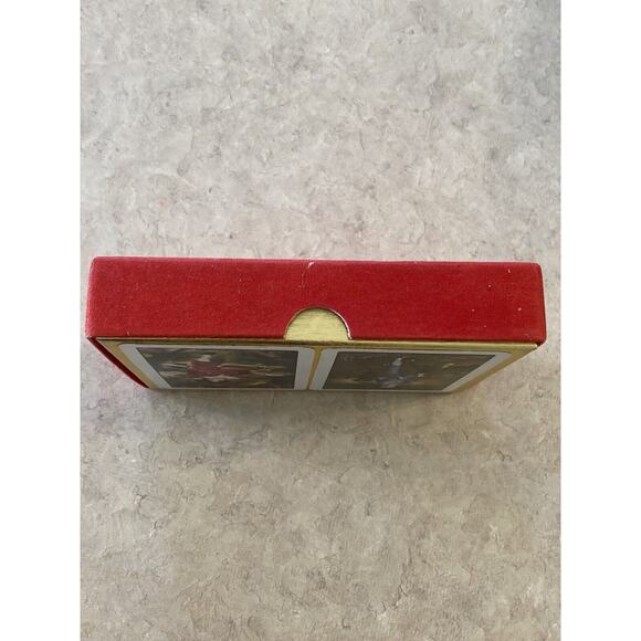 Vtg Waddingtons Playing Cards Velvet Box 54 Card Set Mascot Pencils Case Bridge - Picture 14 of 16